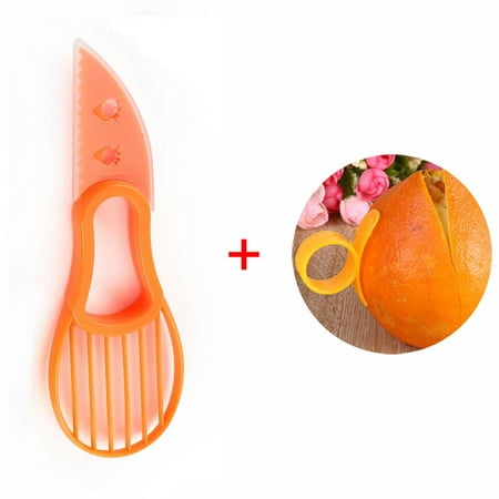 

3 In 1 Avocado Slicer Shea Corer Butter Fruit Peeler Cutter Plastic Knife Pulp Separator Kitchen Vegetable Tools Kitchen Gadgets