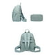 thumbnail image 2 of Mochila Bolso De Mujer Moda Impermeable Antirrobo Azul claro, 2 of 3