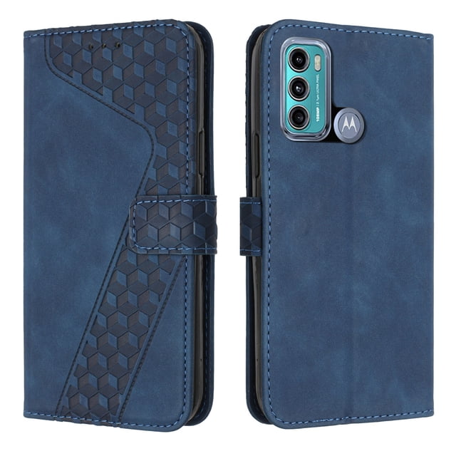 Compatible avec la Conception de Portefeuille Moto Moto G60 avec Fentes pour Cartes