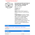 thumbnail image 2 of Front Control Arm Ball Joint Tie Rod and Sway Bar Link Kit - Compatible with 1998 - 2002 Audi A6 30-Valve 1999 2000 2001, 2 of 2