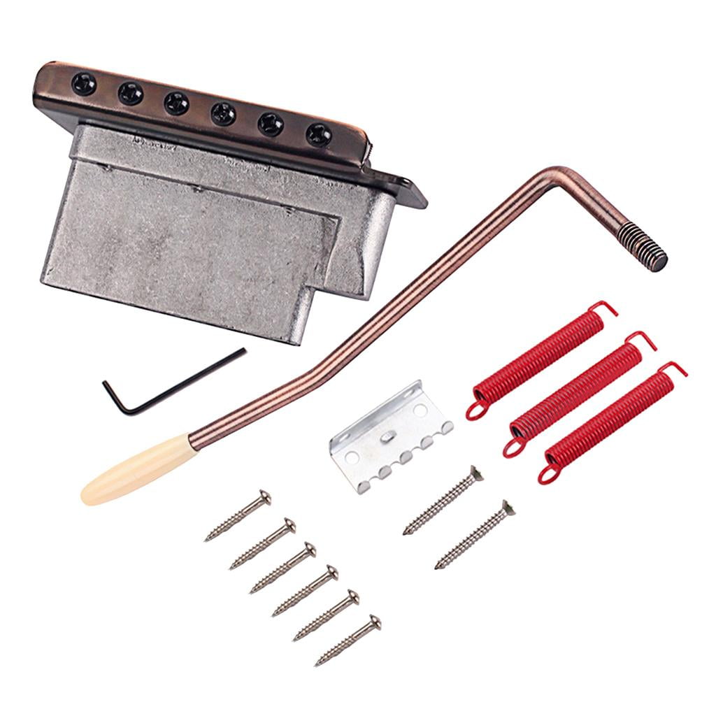 LeeQinersw Set of Guitar Tremolo Bridge for FD SQ ST Electric Guitar Replacement Parts