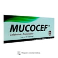 thumbnail image 1 of Mucocef Cefalexina 500 mg, Bromhexina 8.782 mg 12 cápsulas, 1 of 2