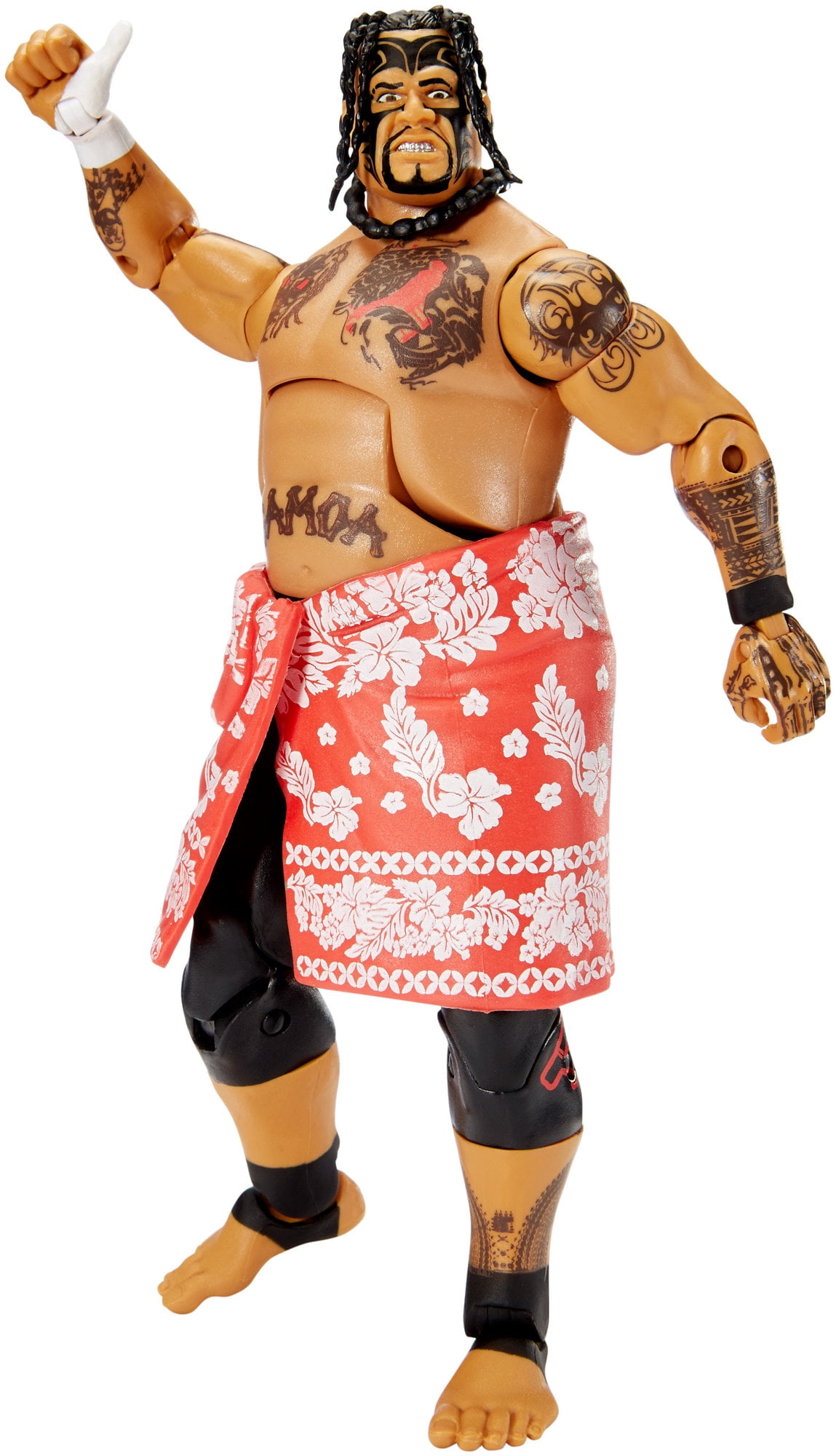 WWE Elite Collection Superstar Umaga Action Figure with Sarong