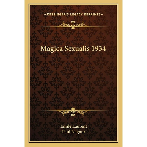 Magica Sexualis 1934 (Paperback)