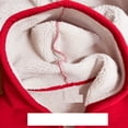 thumbnail image 6 of yillto Boys Girls Fleece Coat Sherpa Lined Hoodie Sweatshirts Coats Zip up Long Sleeve Outwear Jackets, 6 of 7