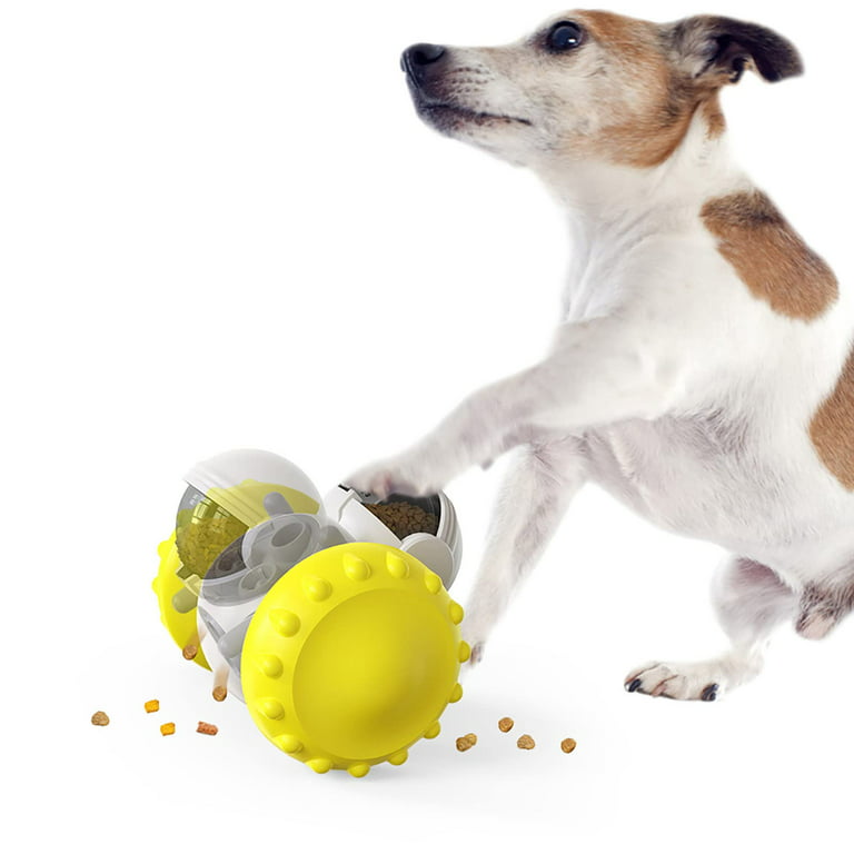 Aluckmao Dog Puzzle Toys Slow Feeder, Interactive Dog Toys Treat Dispenser,  Dog Enrichment Toys Food Dispensing (Push)