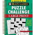 thumbnail image 2 of Brain Games - 2 Books in 1 - Puzzle Collection (Brain Games) [Large Print], 2 of 2
