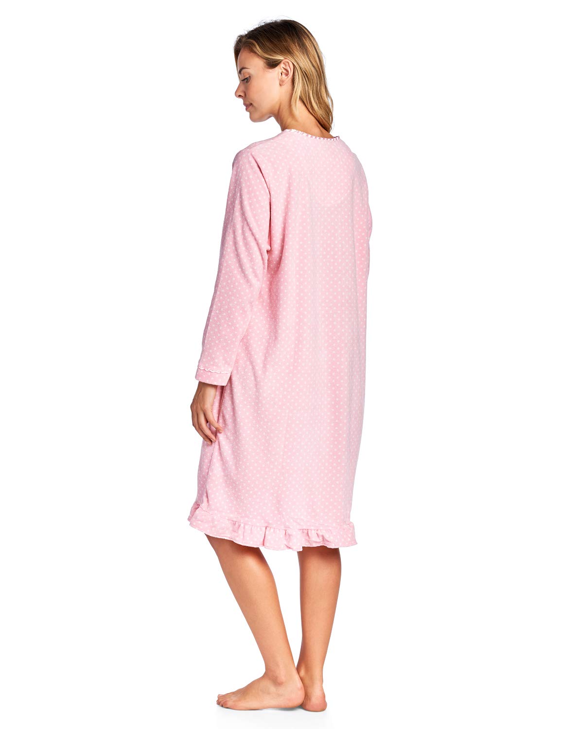VOIANLIMO Womens Fleece Nightgown 