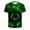 02-Green, variant on Men's Short Sleeve Plus Size Shamrock T Shirts Crew Neck St. Patrick's Day Clover Tees Holiday Printed Tops 05-Green XXXL