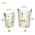 thumbnail image 4 of KLL Golf Icons And Golfer Waterproof Foldable Laundry Hamper Bucket with Handles for Storage Bin,Kids Room,Home Organizer (Medium ), 4 of 7