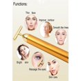 thumbnail image 3 of Masajeador facial dorado SIXIUMIE Beauty Bar para el cuidado de la piel en forma de T, herramientas de masaje facial para estiramiento facial, 3 of 6
