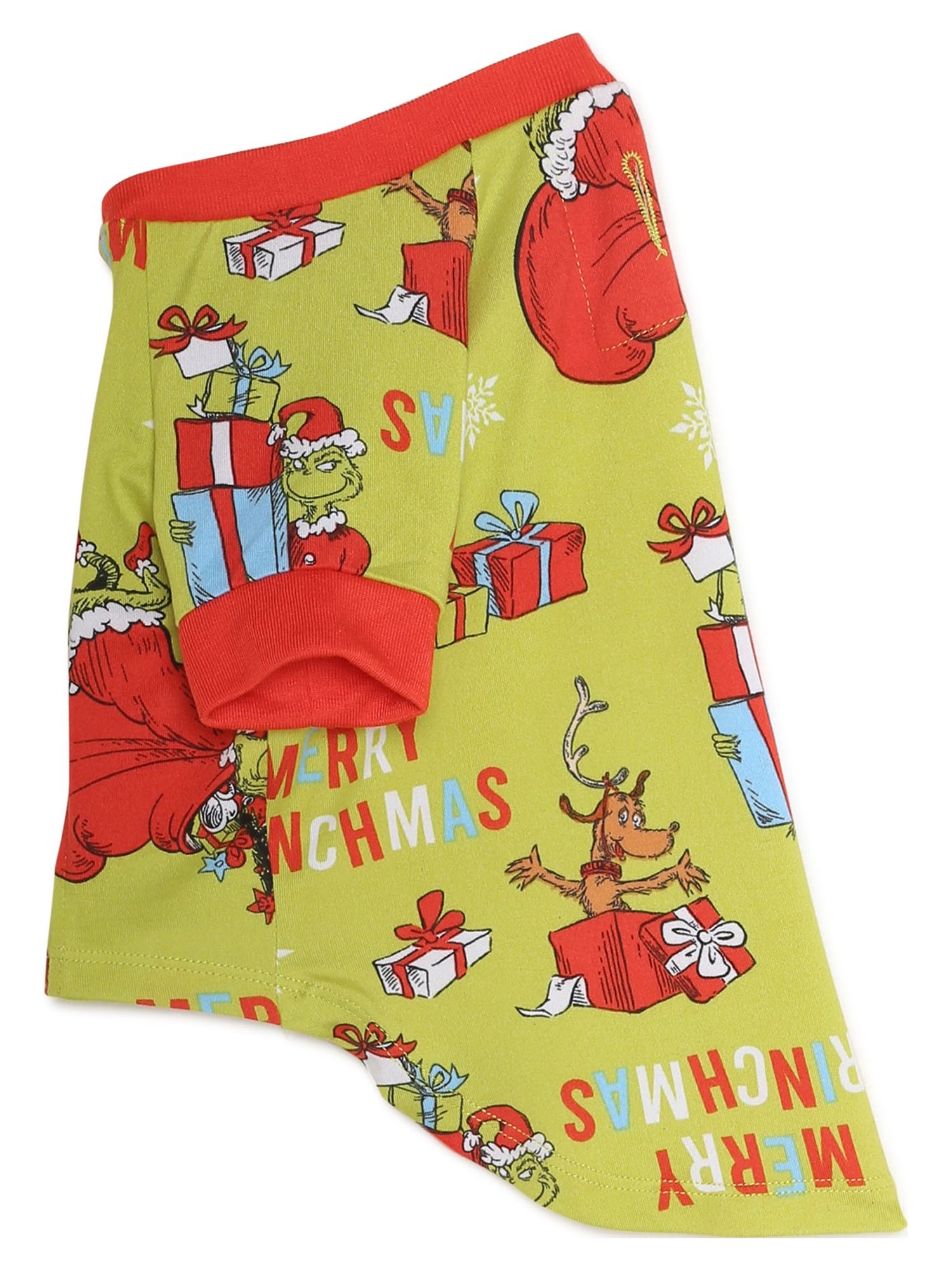 Dr. Seuss Grinch Matching Family Sleepwear Pet Pajama Set Top