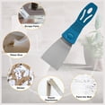 thumbnail image 5 of Silicone Caulking Tool Kit, Caulk Remover Tool, Putty Knife Scraper, 3 Glass Glue Corner Scrapers, Grout Removal Tool with Stainless Steel Head for Kitchen Bathroom and Window, 5 of 13