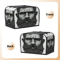 thumbnail image 4 of Toaster Cover For 2 Or 4 Slice, Two Or Four Slice Toaster Hood Dust-Proof Cover For Kitchen Washable Small Appliance Beard, 4 of 5