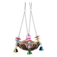 thumbnail image 4 of Bird Rattan, Bird Cage Hammock Bird Swing Perch Toy, For Pets Animals, 4 of 8