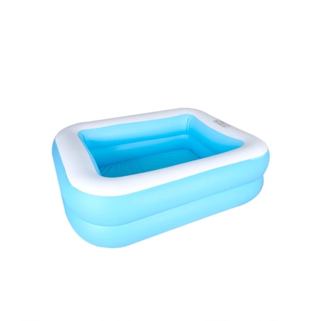 Bañera De Bebé Azul De Gran Tamaño, Lavabo Inflable De Doble Capa Para Bebé, Piscina Inflable, Mesa De Arena Para Bebé, Bañera Inflable Para Niños Para Actividades De Juegos Acuáticos Scienceny HA026563-02
