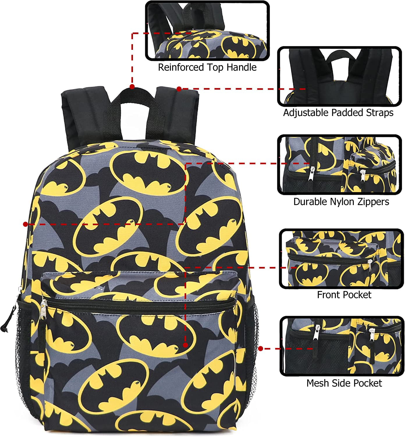 Waist Pack BATMAN - ACCCS-SS22-12WBBAT Black - Men's - Youngsters' bags -  Leather goods - Accessories | efootwear.eu