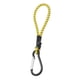 thumbnail image 5 of Cuerda elástica con mosquetón, correa elástica, resistente, duradera, cuerda elástica para exteriores, Mini cuerdas elásticas para tiendas de campaña, amarillo negro, 5 of 8