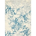 thumbnail image 2 of Nourison Jubilant Abstract Ivory/Blue 4' x 6' Area Rug, (4x6), 2 of 8