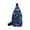 Blue 2W2, variant on Wuztai Chest Bag Messenger Crossbody Pack Nylon, Outdoor Sports Leisure Shoulder Bag for Men Women, Multi-Compartment Daypack