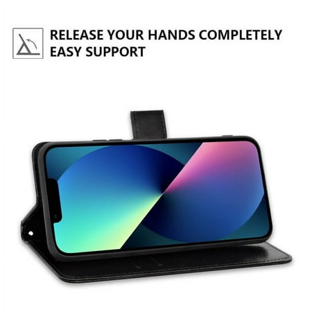 Labanema Compatible with Lenovo IdeaPad Duet 5 Chromebook 13.3 Case,PU Leather Folio 2-folding Stand Cover for Lenovo IdeaPad Duet 5 Chromebook 13.3" 2-in-1 Tablet,Purple