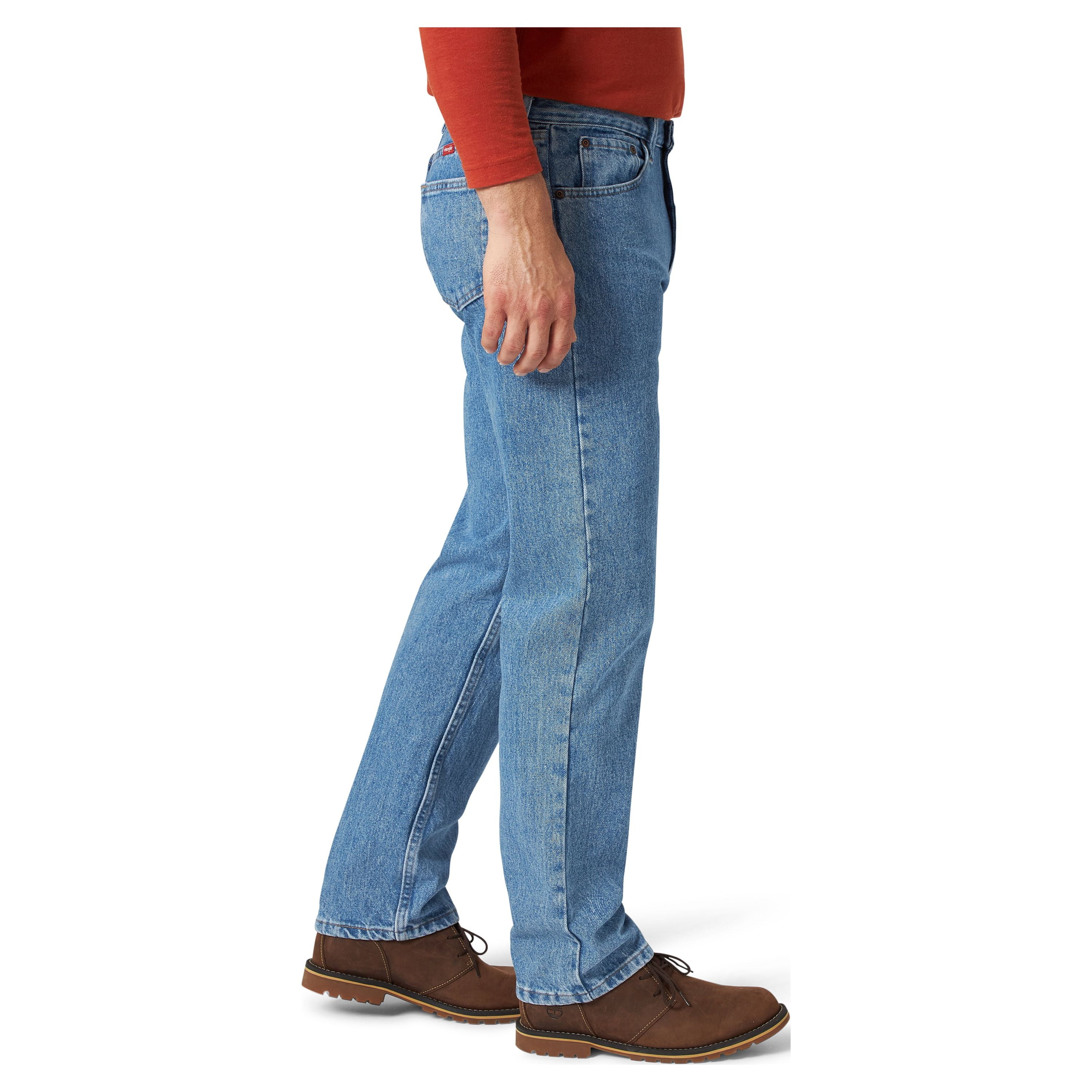 Wrangler Men's and Big Men's Relaxed Fit Cotton Jeans