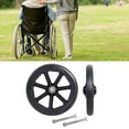 thumbnail image 4 of tredstone 2x Roue avant Roulement 8 Pouces pour Fauteuils Roulants Rollators Déambulateurs Noir, 4 of 9