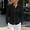 Black, variant on Women's Point Collar Long Sleeve Button Down Shirt Fitted Tailored Blouse Work Office Business Casual Daily Wear Top Camisa de Mujer