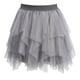 thumbnail image 4 of Mujeres Alta Falda Elástica de la Cintura Midi en Capas Ruffle Asimétrica Mini Falda, Coqueteo de Alta Cintura Casual Inferior, 4 of 6