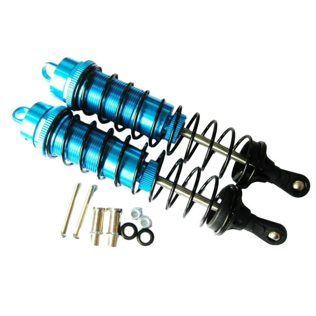 fastboy Aluminum Alloy 1/8 Front Rear Shock Absorber RC Upgrade Part 2x Wear-resistant Rc Front Rear Shock Absorber For HSP 94762 Blue