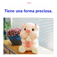 thumbnail image 4 of Almohada De Peluche Con Forma Cerdo De Botella Con Llavero Xtellar blanco, 4 of 4