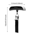thumbnail image 3 of Dsscvnef 110 Balance de Bagages Numérique LB en Acier Inoxydable avec Fonction Tare, 3 of 8