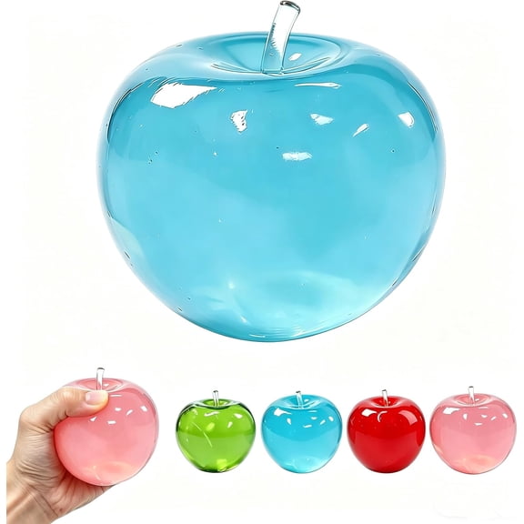 Apple Squish Toys, Blue Fruit Taba Squish Toys, Stress Balls, Gifts