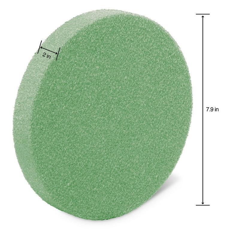 18 Pack FloraCraft FloraF M 8 Green Foam Disc