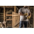 thumbnail image 3 of John Deere Work Gloves, Split Cowhide Leather Driver Work Gloves, Shirred Elastic Wrist, Tan, Medium, 3 of 10