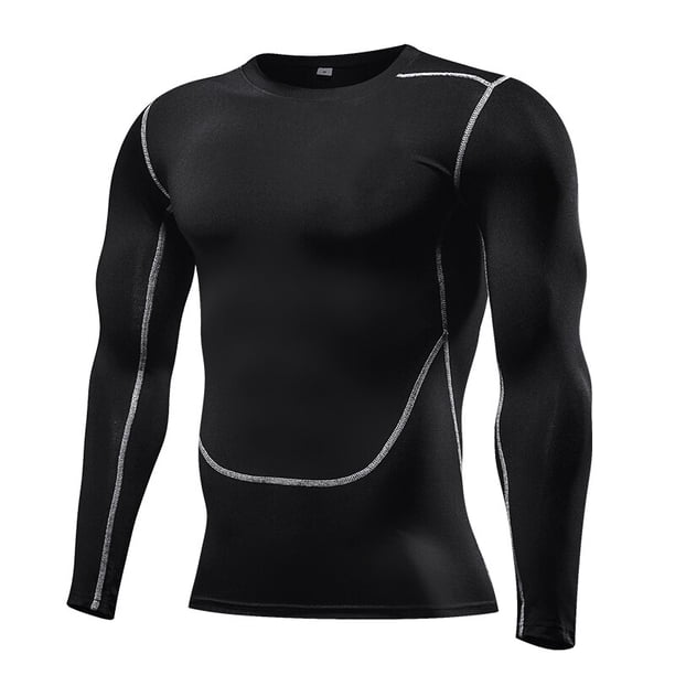Camiseta de compresión para correr para hombre, camiseta deportiva de manga larga ajustada para Fitness, camisetas para correr, ropa deportiva para gimnasio, ropa deportiva de secado rápido Rashgard Tan Jianjun unisex