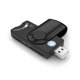 thumbnail image 1 of Lector de tarjetas inteligentes USB2.0 5V SD TF Tarjeta de memoria SIM Dispositivo de lectura Adaptador de datos de trabajo portátil de plástico con indicador LED Yuarrent EL004716-00, 1 of 2