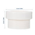 thumbnail image 2 of OULII 2Pcs Umbrella Pole Threaded Adapter Secure Installation For Pool And Garden, 2 of 8