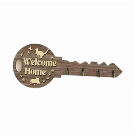 Lazsy 2xKey Holder for Wall Gift Space Saving Key Hooks for Entryway Kitchen Bedroom