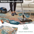 thumbnail image 5 of Sea Turtle Coastal Outdoor Rug for Patio/Deck/Porch, Non-Slip Large Area Rug 4 x 6 Ft, Summer Nautical Starfish Coral Brown Anchor Indoor Outdoor Rugs Washable Area Rugs, Camping Rug Carpet Runner, 5 of 8