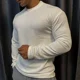thumbnail image 4 of Camiseta Unicolor Superior para Hombre Verde Gimnasio Running Ropa Lisa para Hombre Manga Larga Es Larga Elasticidad Alta Marca F Bulk A, 4 of 5
