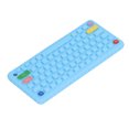thumbnail image 2 of Juguete para la dentición del bebé, teclado de dentición suave de silicona, juguete masticable para niños pequeños tipo C, 2 of 9