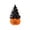 Style B: Halloween Pumpkin Type B, variant on 7.87x7.87x13.78in Resin Spruce Tree on Halloween Pumpkin Base Tabletop Figurine, Gothic Spooky Holiday Desktop Decoration for Mantel Shelf Party, Unique Carved Pumpkin Accent Type A