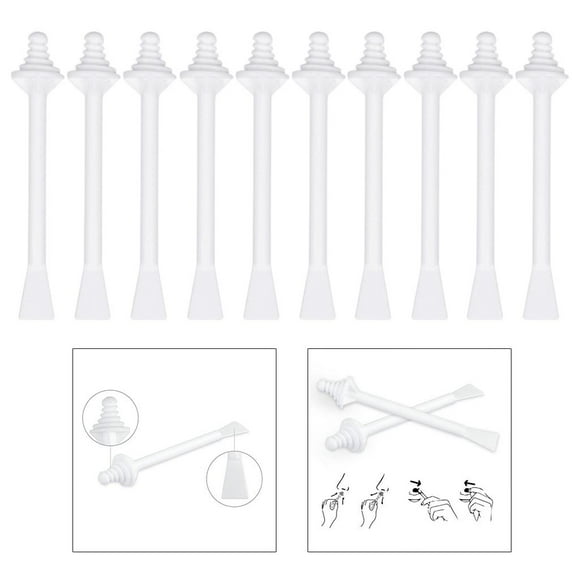 Palillos de cera para nariz espátulas para nasales, depilación facial 10 piezas Colcomx Barras de cera para la nariz