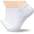 thumbnail image 1 of Sports Socks Thick Cushion Ankle Socks Trainer Socks Running Socks (6 Pairs), 1 of 5