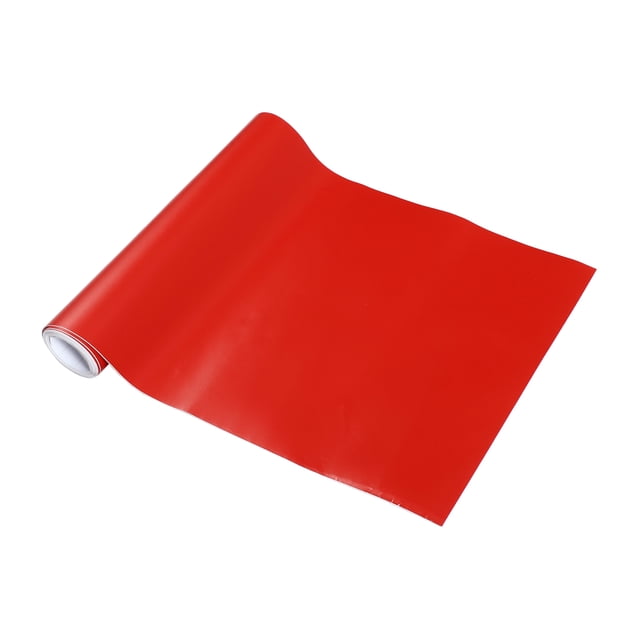 Película de Envoltura de Automóvil Unique Bargains Cubierta de Vinilo Exterior Interior Protectora 0.65 pies x 59.84 pulgadas 1 Pc Rojo Mate