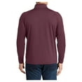thumbnail image 2 of Yellow Rooster Men's Sport Wick Stretch 1/2 Zip Pullover Maroon 4XL, 2 of 7