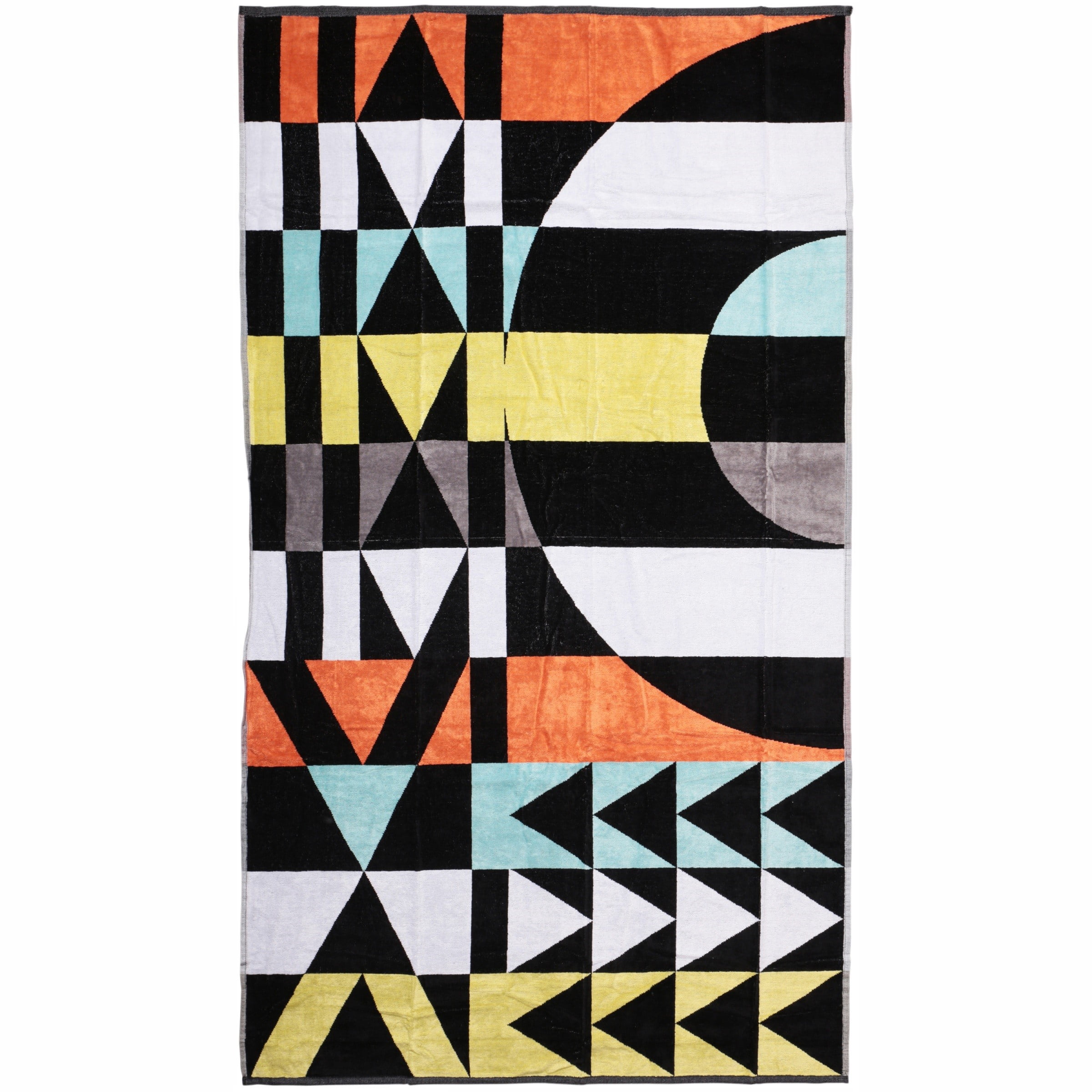 Better Homes & Gardens Color Block Geometric Beach Towel, 1 Each