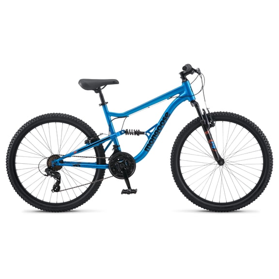 Mongoose Limestone Mountain Bike, 26 Inch Wheel, Blue