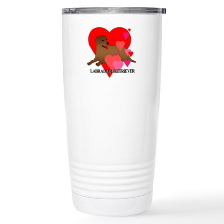CafePress - Chocolate Labrador Retriever Stainless Steel Trave - Insulated Stainless Steel Travel Tumbler 20 oz.